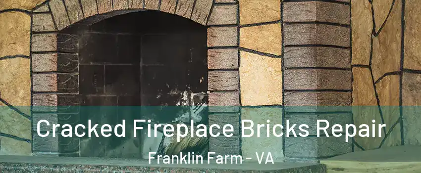  Cracked Fireplace Bricks Repair Franklin Farm - VA
