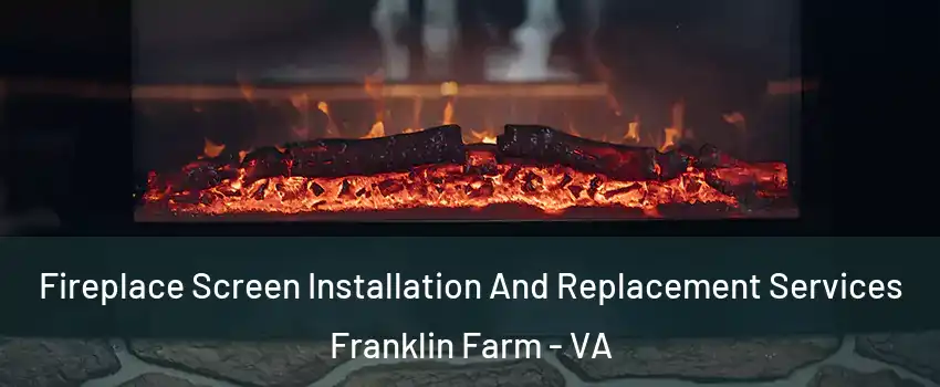  Fireplace Screen Installation And Replacement Services Franklin Farm - VA