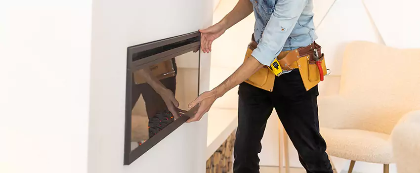 Metal Fireplace Installation in Franklin Farm, Virginia