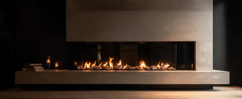 Gas Fireplace Ember Bed Design Services in Franklin Farm, Virginia