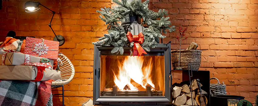 Travis Industries Linear Gas Fireplace Installation in Franklin Farm, Virginia