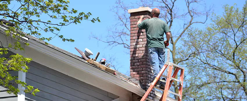 Vinyl and PVC Chimney Flashing Installation in Franklin Farm, VA